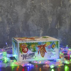 Гирлянда светодиодная Бахрома 2.4x0.9м Елки,IP20,138LED,мульт,8реж 2361709 Гирлянда светодиодная Бахрома 2.4x0.9м Елки,IP20,138LED,мульт,8реж 2361709 - фото 7