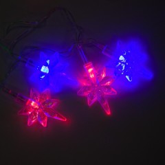 Гирлянда светодиодная Бахр 1.8x0.5м Звезды,IP20,48LED,мульт (RG/RB),3556863 Гирлянда светодиодная Бахр 1.8x0.5м Звезды,IP20,48LED,мульт (RG/RB),3556863 - фото 4