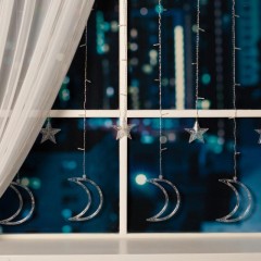Гирлянда светодиодная Бахр 2.7x0.9м Месяц,IP20,138LED,теп бел,8реж 4356981 Гирлянда светодиодная Бахр 2.7x0.9м Месяц,IP20,138LED,теп бел,8реж 4356981 - фото 2