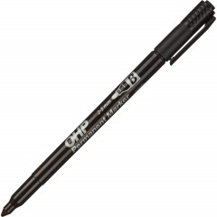 Маркер перманентный ICO TOP B черный 3мм - фото 2