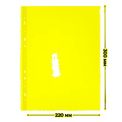 Файл-вкладыш 35мкм А4 рифленые 100шт/уп, Китай - фото 5