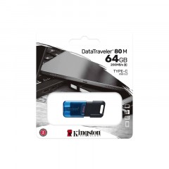 Флеш-память Kingston DataTraveler 80M, 64 Гб, OTG USB Type-C Флеш-память Kingston DataTraveler 80M, 64 Гб, OTG USB Type-C - фото 3