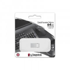 Флеш-память Kingston DataTraveler Micro G2, 64 Гб, USB 3.2, до 200 МБ/с - фото 3