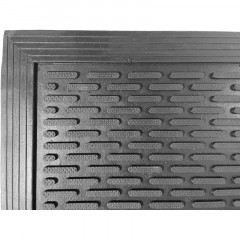 Коврик входной резиновый 60см x 90см х 8мм, тире - фото 2