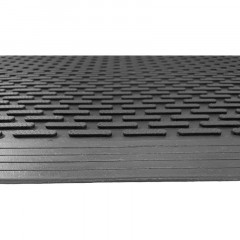 Коврик входной резиновый 60см x 90см х 8мм, тире - фото 4