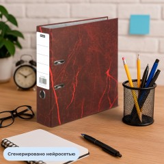 Папка-регистратор 75мм Attache Economy нов мрам А4 красн бум/бум б/мет угол Папка-регистратор 75мм Attache Economy нов мрам А4 красн бум/бум б/мет угол - фото 11