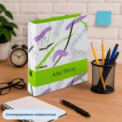 Папка-регистратор 75мм Attache Archive зелен мат лам/ лам бум б/угол Папка-регистратор 75мм Attache Archive зелен мат лам/ лам бум б/угол - фото 10