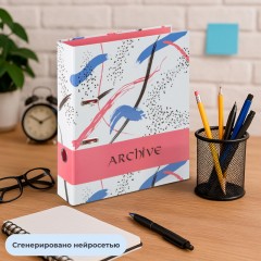 Папка-регистратор 75мм Attache Archive розов мат лам/ лам бум б/угол Папка-регистратор 75мм Attache Archive розов мат лам/ лам бум б/угол - фото 10