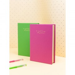Ежедневник недатированный фиолетовый, А5 136 л., Do small things, ATTACHE - фото 18