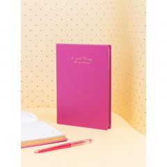 Ежедневник недатированный фиолетовый, А5 136 л., Do small things, ATTACHE - фото 19