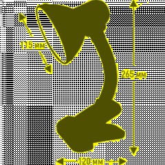 Светильник Ultraflash UF-320P C02 черный с прищепкой, 230В, 60Вт, E27 - фото 5