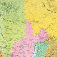 Карта настенная Россия политико-администр Globen,1:4,5млн,1980x1340,КН094 - фото 3