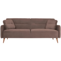 Диван 0MX_ХД Finsoffa HYGGE Relax 3,раскл.2подушки,тк.вел.Formula 225 корич - фото 2