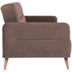 Диван 0MX_ХД Finsoffa HYGGE Relax 3,раскл.2подушки,тк.вел.Formula 225 корич - фото 5