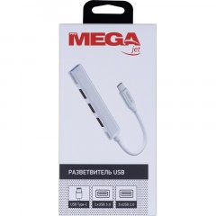 Разветвитель USB HS001 USB3.0x1/USB 2.0x3/серебристый Разветвитель USB HS001 USB3.0x1/USB 2.0x3/серебристый - фото 5