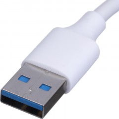 Разветвитель USB  HS003 USB3.0x4/белый - фото 9