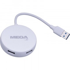 Разветвитель USB  HS003 USB3.0x4/белый - фото 13