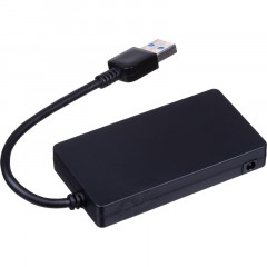 Разветвитель USB HS005 USB 3.0x4/черный Разветвитель USB HS005 USB 3.0x4/черный - фото 2