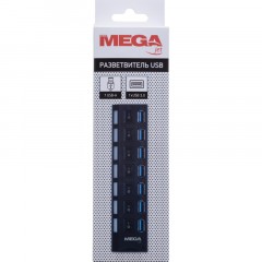 Разветвитель USB HS006 выключатель/USB 3.0x7/черный Разветвитель USB HS006 выключатель/USB 3.0x7/черный - фото 8