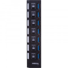 Разветвитель USB HS006 выключатель/USB 3.0x7/черный Разветвитель USB HS006 выключатель/USB 3.0x7/черный - фото 10