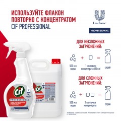 Средство для сантехники Сиф профессиональное кисл. от ржав и нал. 500мл т/р - фото 4