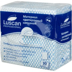 Материал протирочный нетканый Luscan Prof синий 110г 33,5х34,5см 30л/уп Материал протирочный нетканый Luscan Prof синий 110г 33,5х34,5см 30л/уп - фото 5
