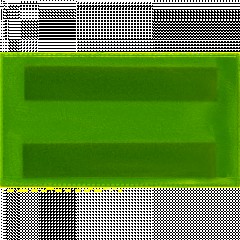 Карман для маркировки магнитный синий 113x53 мм горизонатльный (10шт/уп)