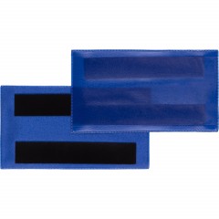 Карман для маркировки магнитный синий 113x53 мм горизонатльный (10шт/уп) - фото 3
