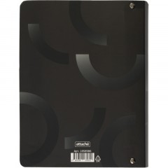 Ежедневник недатированный на кольцах Attache, 136л., 80г/м3, Blacky - фото 17