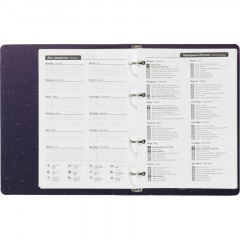 Ежедневник недатированный на кольцах Attache, 136л., 80г/м3, Galaxy - фото 12
