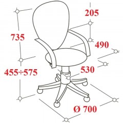 Кресло VB_EChair-655 TPU_BG сетка/экокожа бежевый пластик Кресло VB_EChair-655 TPU_BG сетка/экокожа бежевый пластик - фото 9