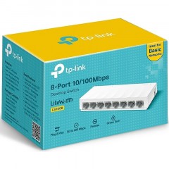 Коммутатор TP-Link LS1008 10/100Mb неуправляемый - фото 2