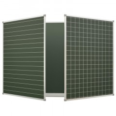 Доска магнитно-меловая Attache 100х300см 3-секц с разлиновкой - фото 2