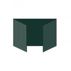 Доска магнитно-меловая Attache 100х300см 3-секц с разлиновкой - фото 4