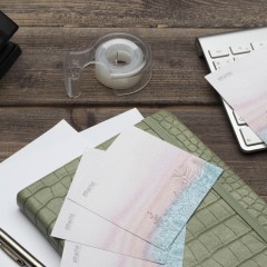 Блок для записей Attache Selection 90x90x50 Акварельная флора, бежевый 100г Блок для записей Attache Selection 90x90x50 Акварельная флора, бежевый 100г - фото 2
