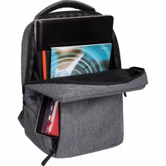 Рюкзак с отд.для  ноутбука Onefold, серый, 40х28х19, 10084.10 - фото 6