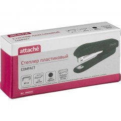 Степлер Attache Compact (№10) до 15 листов, пластик, черный Степлер Attache Compact (№10) до 15 листов, пластик, черный - фото 6