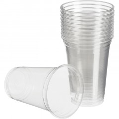 Стакан одноразовый 400мл. прозрачный ПЭТ - шейкер 1000шт/кор - фото 3