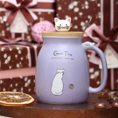 Кружка Котик с клубком №3 фиол Эврика арт.99290 Кружка Котик с клубком №3 фиол Эврика арт.99290 - фото 4