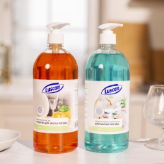 Средство для мытья посуды Luscan Антибактериальное 1л с дозатором - фото 5