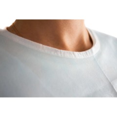 Халат хирург. н/с  140см, пл.42, голубой р-р 52-54  1шт./уп  Гекса - фото 6