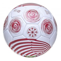 Мяч футбольный ATEMI TARGET, PVC,бел/красн, р.5,р/ш,окруж 68-70,00-00007870 Мяч футбольный ATEMI TARGET, PVC,бел/красн, р.5,р/ш,окруж 68-70,00-00007870 - фото 3