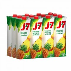Нектар J7 Ананасовый с мякотью 0,97л Нектар J7 Ананасовый с мякотью 0,97л - фото 3