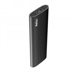 Портативный SSD Netac 128Gb/USB-C/EXT/Black (NT01ZSLIM-128G-32BK) Портативный SSD Netac 128Gb/USB-C/EXT/Black (NT01ZSLIM-128G-32BK) - фото 2