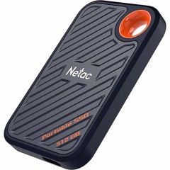 Портативный SSD накопитель Netac 512Gb/USB-C/EXT/Black (NT01ZX20-512G-32BL) - фото 2