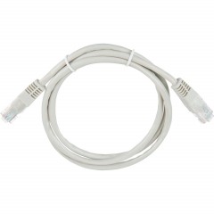 Патч-корд BigTech OPCC002 UTP CCA кат.5e/1м/литой/многожильный (серый)