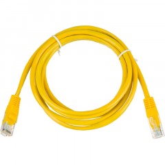 Патч-корд BigTech OPCC021 UTP CCA кат.5e/2м/литой/многожильный (желтый)