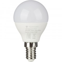 Лампа светодиодная Topfort E14 7W 2700K шар - фото 2