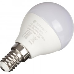 Лампа светодиодная Topfort E14 10W 4000K шар Лампа светодиодная Topfort E14 10W 4000K шар - фото 3