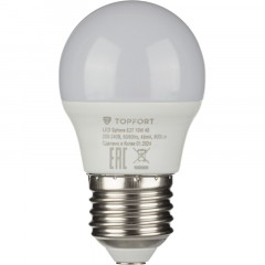 Лампа светодиодная Topfort E27 10W 4000K шар Лампа светодиодная Topfort E27 10W 4000K шар - фото 2